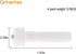 Gas Top Burner Spark Electrode Igniter WB13K10014 - 4 Pack, Compatible with Hotpoint, Kenmore, GE