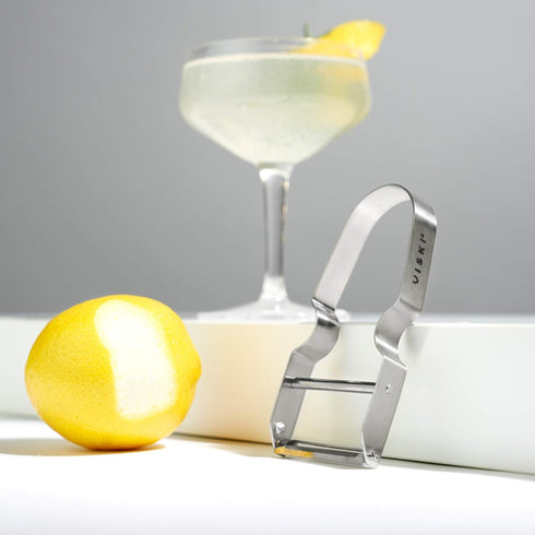 Viski Citrus Peeler Tool - Fruit Peeler for Cocktails, Professional Grade Bartender Tools