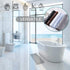 Non-Slip Pebble Bath Tub and Shower Mats, 35 x 16 Inches Machine Washable Bathtub Mat with Drain Holes and Suction Cups