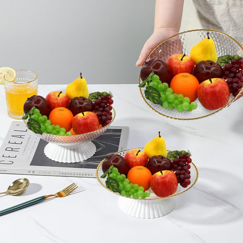 8 Set Artificial Fake Fruit, Pcs Faux Fruit Centerpieces Dining Table Decorative, Lifelike Fruits Contain Fake Apple