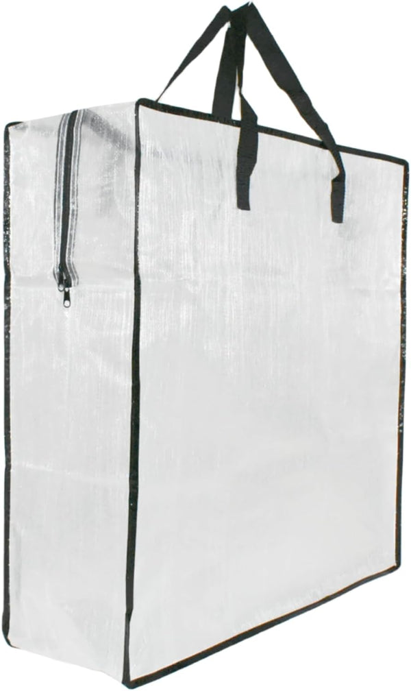 Clear Storage Bags with Zipper and Handles, Blanket Bags for Closet, Moving Supplies, Underbed Organizer