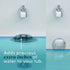 SlipX Solutions Bottomless Bath Overflow Drain Cover for Tub, Adds Inches of Water for a Warmer Deeper Bath, Gray (4
