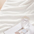 Exclusivo Mezcla Fleece Throw Blanket for Couch - 300GSM Super Soft and Warm, Pure White Cozy Plush Blanket, 50x60