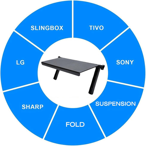 Floating Shelves for Wall Under TV Shelf for Wall Mounted TV Top Shelf TV Shelf for Cable Box Shelf for Wall Mounted TV