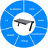 Floating Shelves for Wall Under TV Shelf for Wall Mounted TV Top Shelf TV Shelf for Cable Box Shelf for Wall Mounted TV