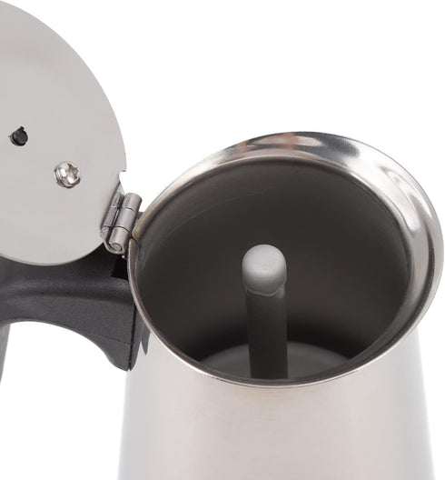 HYWHUYANG Coffee Pot, Stainless Steel Percolator Coffee Maker for Home, Camping, and Travel (200ml)