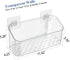 2 Pack UNIKON Bath Toy Storage Holder Bathtub Toy Organizer, Large Capacity Shower Caddy for Bathroom, Clear