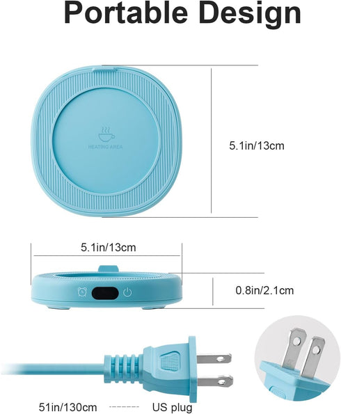 Set, 3-Temp Settings, 8H Bsigo Coffee Mug Warmer & Cute Cat Mug Candle Mug Warmer for Home & Office, Electric Smart