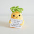 Generic 3 Inch (4 Positive Potato Bulk Emotional Support Pickle, Handmade Crochet Vegetables Animals Dolls