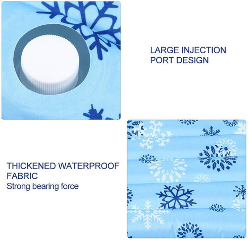 Cool Pillow, Reusable Gel Ice Packs with Ice Crystal Powder for Summer Cooling Cushion Mat