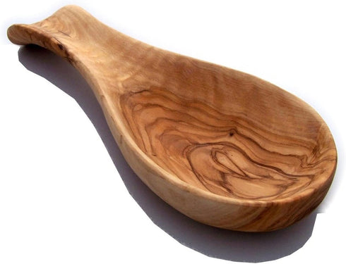 Handmade Olive Wood Kitchen Spoon Rest from Bethlehem, Holy Land
