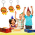 24 Pack Lion Keychains, Safari Animal Keychains for Jungle Safari Party Favors and Rewards