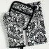 DII Cotton Dish Towel Set, Damask Print, Black, 18x28, 2 Count