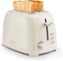 Ultrean Toaster 2 Slice, Stainless Steel with Extra-Wide Slot, Removable Crumb Tray, 6 Browning Settings, 825 W