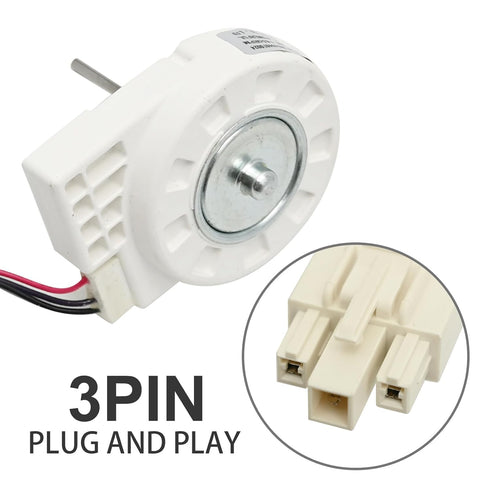 50240401000Q Refrigerator Fan Motor - ZWF-02-4 DC 12V 4W 2100RPM Replaces #5304498691