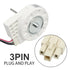 50240401000Q Refrigerator Fan Motor - ZWF-02-4 DC 12V 4W 2100RPM Replaces #5304498691