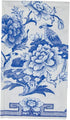 Packs 15 Caspari Blue & White Paper Guest Towel Napkins - Two