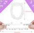 Hicarer 24 Pieces Corsage Wristlet Elastic Pearl Wrist Bands for Wedding DIY Faux Flowers Decor for Beach Party