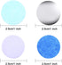 TecUnite Round Tissue Paper Table Confetti Dots, 1.76 oz, White Blue Confetti for Wedding Birthday Party Decoration