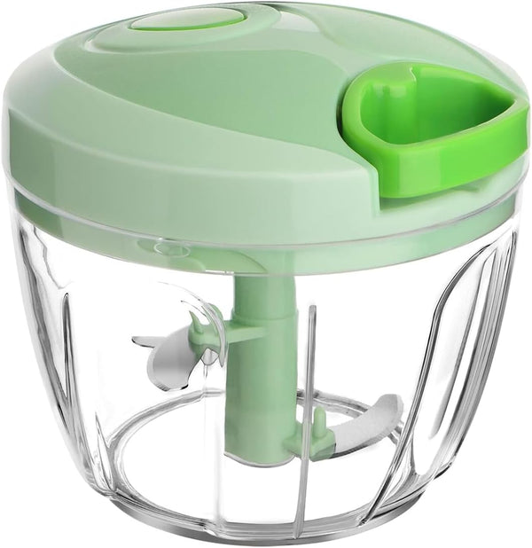 Vegetable Chopper, Manual Food Processor, Veggie Chopper Cutter for Salad, Garlic, Onion