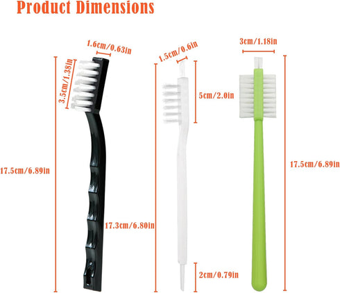 Mazentrix 3Pcs 8006, 8004 8003 VRT350 VRT330 Juicer Cleaning Brushes Compatible with Omega VRT, VERT Masticating