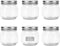HOXHA 6 Pack Glass Regular Mouth Mason Jars, 8 oz Clear Glass