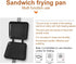 Double-Sided Frying Pan, Non-Stick Sandwich Maker, Grilled Sandwich and Panini Maker, Waffle Pancake Griddle Pan