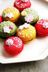 Webake Macaron Silicone Mat Set of 2 - 54-Cavity Baking Mat for Macaroon, Cookie, Pastry Making (Green)