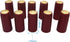 Heat Shrink Capsules, 100 Pcs Oriental Red Matte Surface Wine Brewing Caps for Professional and Home Use
