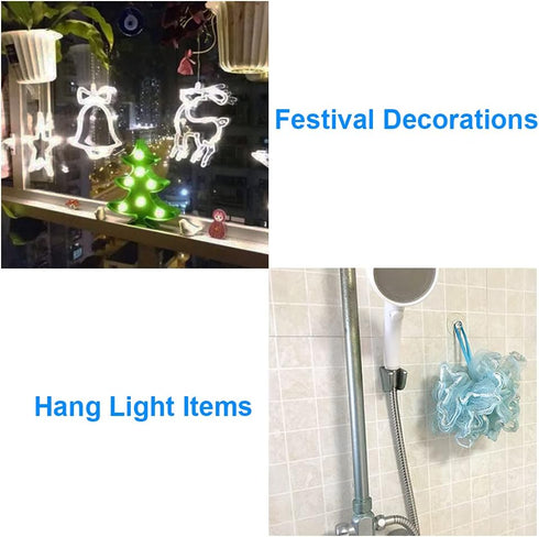 22 Pieces 0.8 inch Mini Clear Suction Cups for Glass, Without Hooks or Holes, Plastic Sucker Pads for Festival