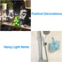 22 Pieces 0.8 inch Mini Clear Suction Cups for Glass, Without Hooks or Holes, Plastic Sucker Pads for Festival