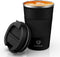 12 oz Stainless Steel Vacuum Insulated Tumbler, Spill Proof Coffee Travel Mug with Lid for Hot/Ice Coffee, Tea, Beer