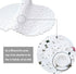 MOLFUJ Non Slip Sea Turtle Bathtub Mat with Suction Cups, Oval Pebble Shower Mat for Baby Tub,Safety Vinyl Anti-Skid