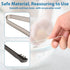 USCAUK 2 Pack Stainless Steel Egg Chalaza Removal Tool Remover Tong Eggshell Embryo Membrane Shell Essential Kitchen