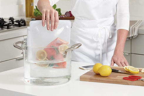 Stasher Stsb03 Silicone Bag, Large/Half Gallon, Transparent
