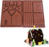 Gingerbread House Mold Kit - Christmas Chocolate Silicone Mold - 3D Cookie Mold for DIY 3D Max Biscuit Tool