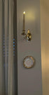 Rocky Mountain Goods ProSource Plate Hanger for Wall, Heavy Duty Polished Brass, Fits Decorative Plates (5.5" - 8")