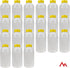 16oz pack 20 Pinnacle Mercantile Refillable HDPE Plastic Honey Bottles - Easy Squeeze, leak-proof, BPA-Free, and Made