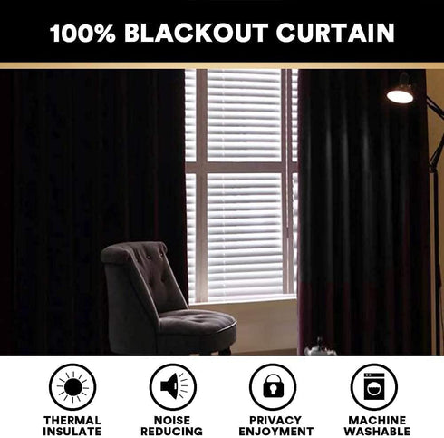 96 Inches PrinceDeco Blackout Curtains for Bedroom Long Linen Look Curtains for Living Room Black Out Curtains Room