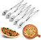 5 Wheel Pastry Cutter, Expandable Stainless Pizza Slicer, Multi-Round Baking Cutter Roller for Cookie Dough