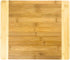 Premium Natural Two Tone Bamboo Cutting Board, 13.5" x 11.5", Thick Sturdy Reversible Serving Tray