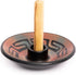 Luna Sundara Authentic Peru Pottery Palo Santo Stick Holder and Incense Holder with 5 Palo Santo Sticks (Peach)