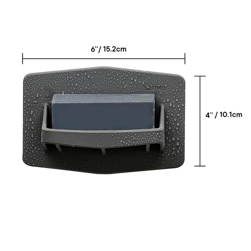 TOOLETRIES The Benjamin Soap Holder, Silicone Toiletry Organizer for Shower & Bathroom Accessory