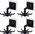 Hanging Utensil Holder Hooks, 360 Degrees Rotating Wall Mount Utensil Rack with 6 Hooks for Kitchen