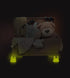 Slipstick CB643 3” Lift Bed Risers, Glow in The Dark Furniture Risers, Set of 4, Supports 2,000 Lbs