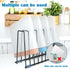 Stainless Stand for Reusable Storage Bags, Drying Rack Holder, Reusable Storage Bags Rack for Makeup Brush, Books