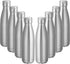 VEGOND 17oz Stainless Steel Water Bottles Bulk, Reusable Metal Sports Water Bottle, Keeps Drinks Hot and Cold, BPA Free