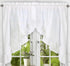 Ellis Curtain Stacey Sheer Balloon Valance, 60" x 15", White