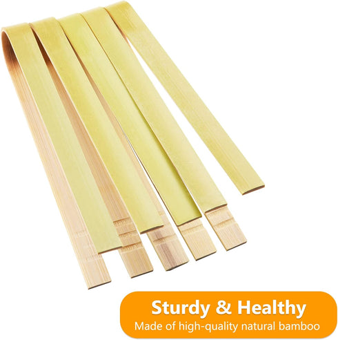 30 Pcs Wooden Tongs for Charcuterie, Mini Bamboo Disposable Tongs for Serving Food, Natural Wooden Cooking