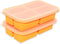 Bangp 1-Cup Silicone Freezer Trays with Lid, 2 Pack Easy-Release Containers for Soup, Broth, Sauce, Leftovers